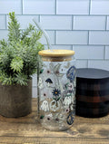 Peace Love and Ghosts Glass Tumbler