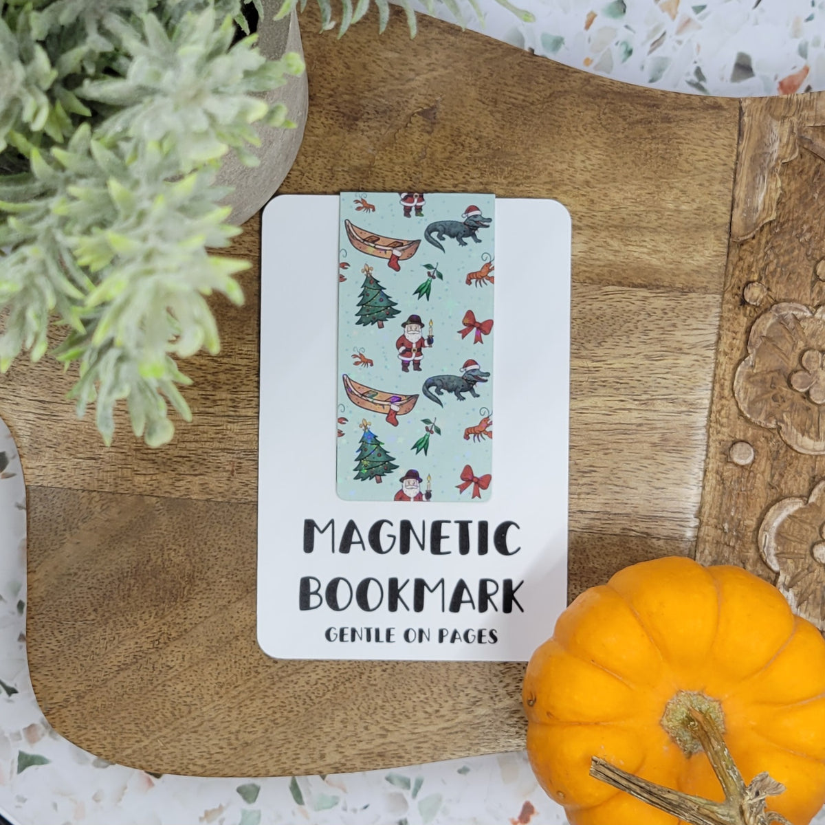 Cajun Christmas Magnetic Bookmark