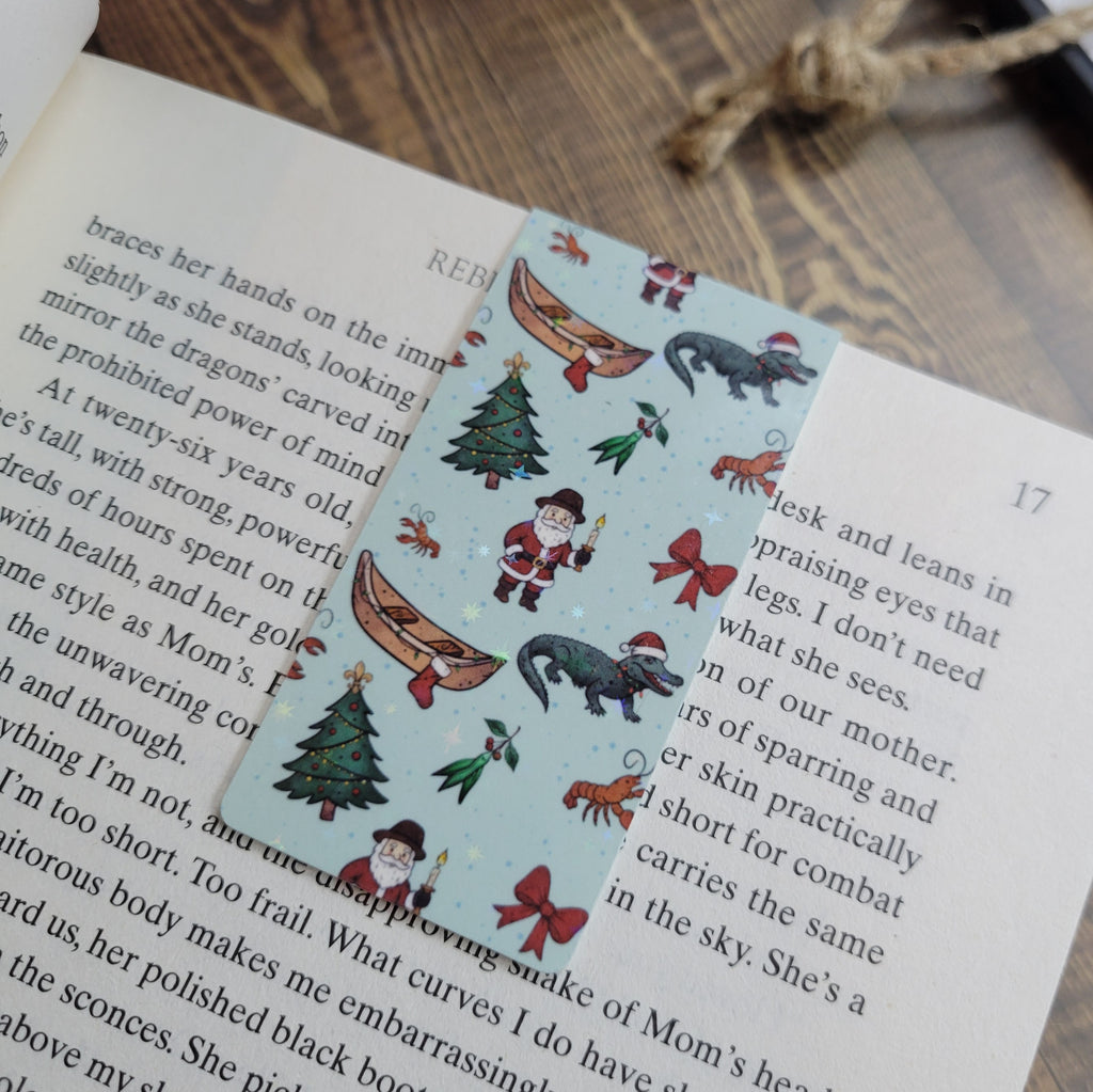 Cajun Christmas Magnetic Bookmark