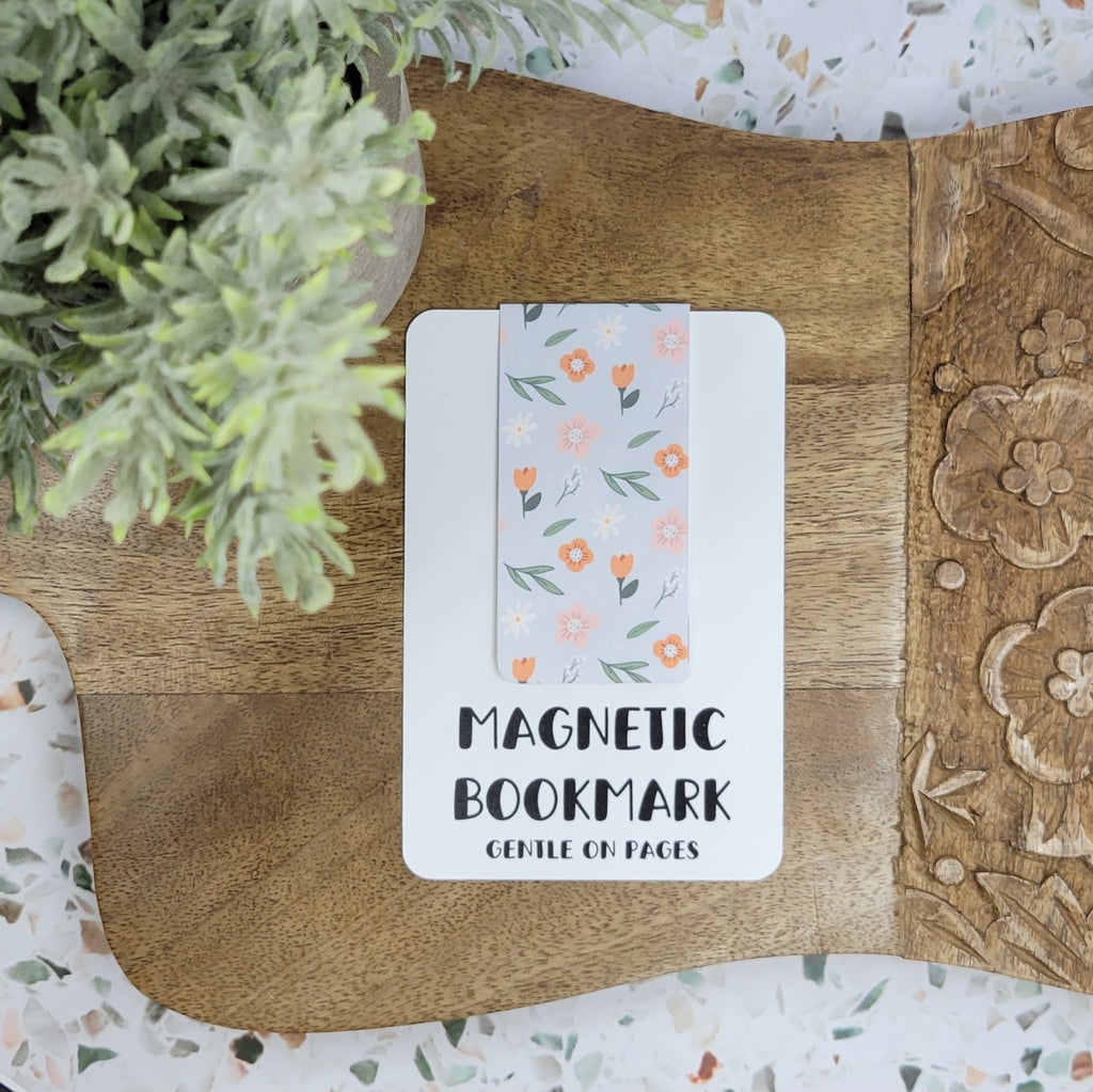 Summer Floral Magnetic Bookmark