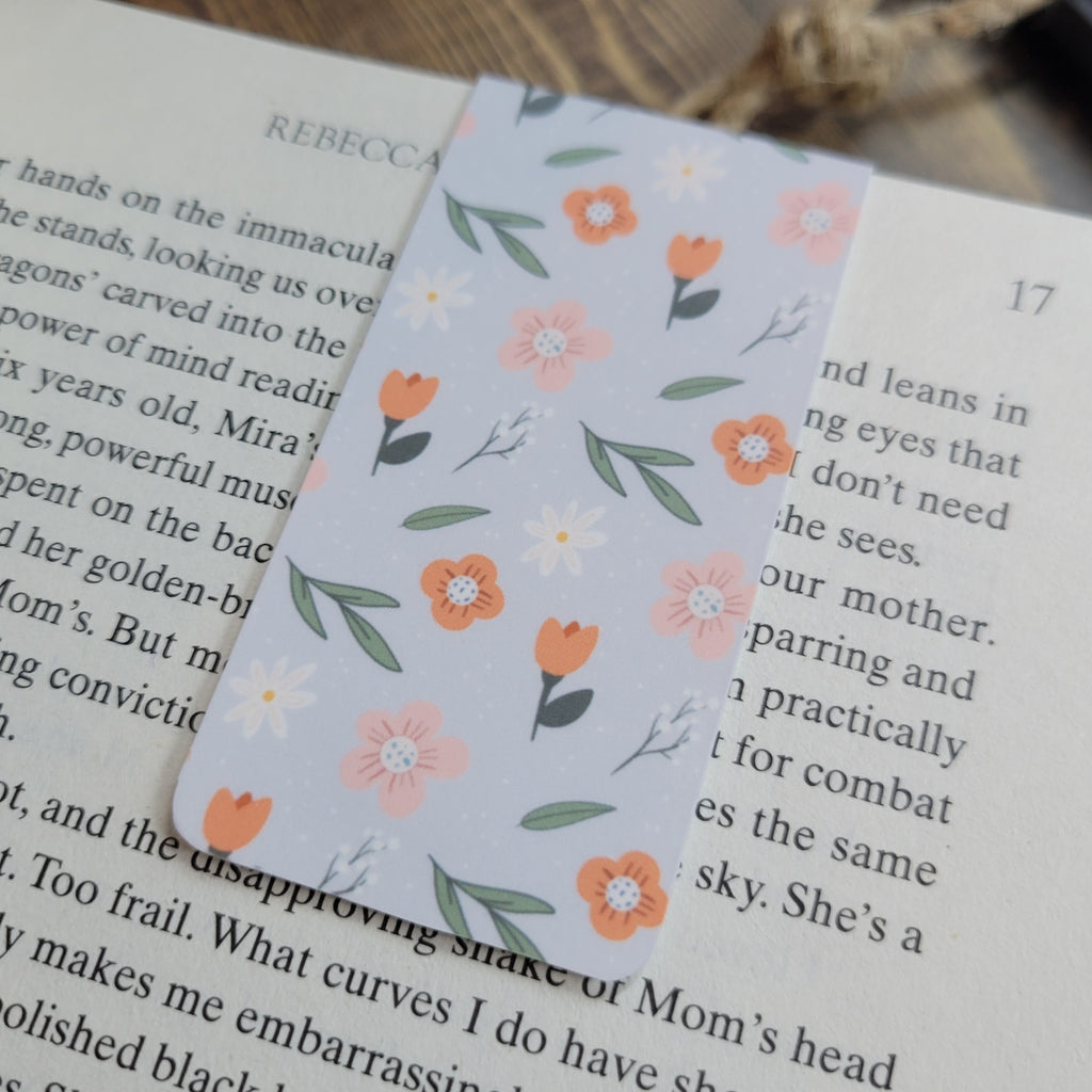 Summer Floral Magnetic Bookmark