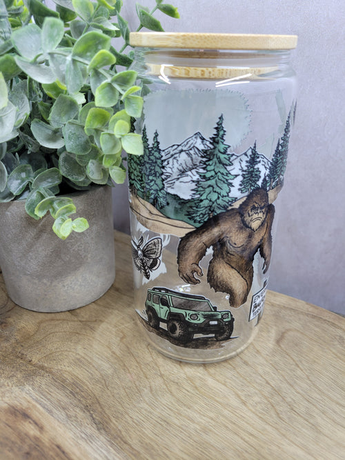 Bigfoot Glass Tumbler