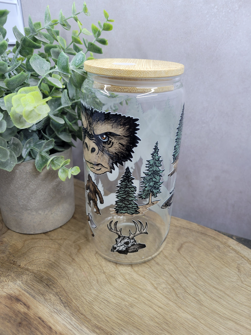 Bigfoot Glass Tumbler