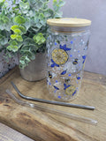 Bees and Lemons Glass Tumbler