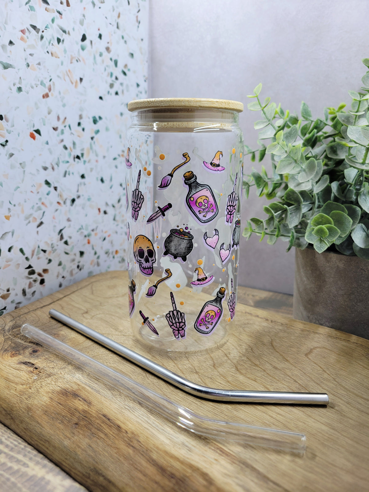 Wicked Bitch Glass Tumbler