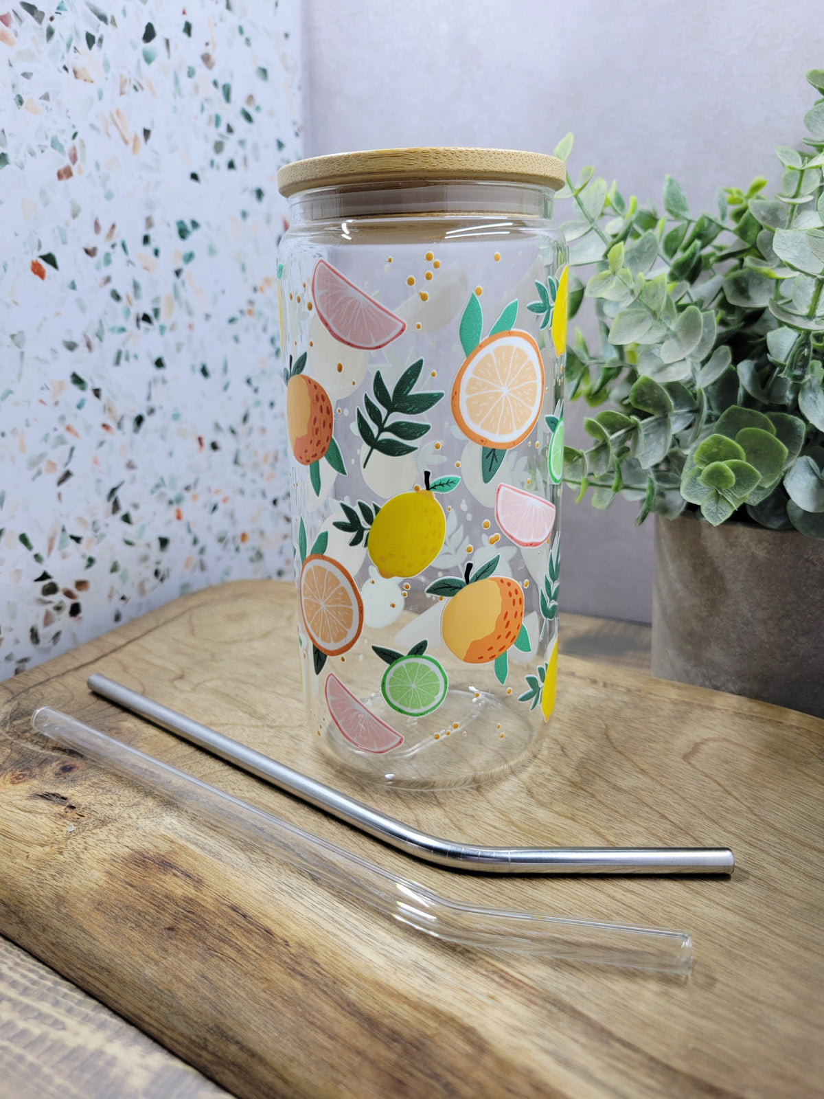 Citrus Grove Glass Tumbler