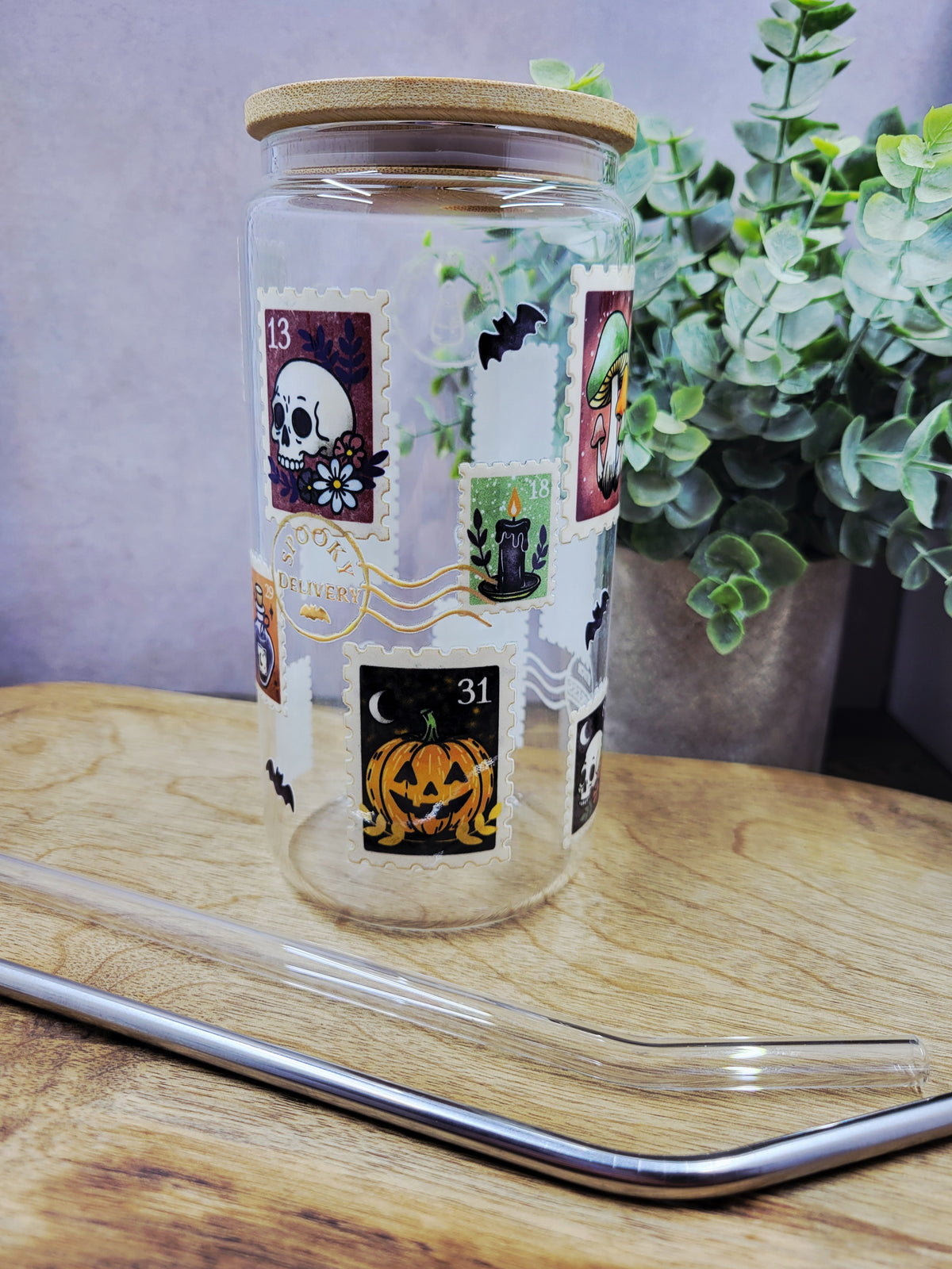 Vintage Postal Glass Tumbler
