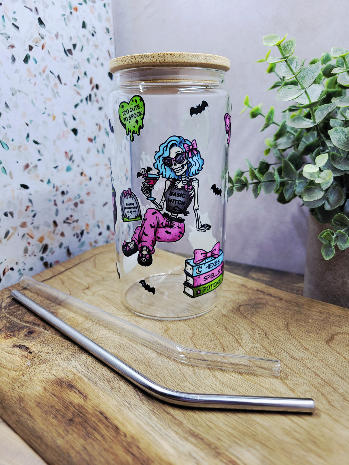 Sweet but Wicked Glass Tumbler