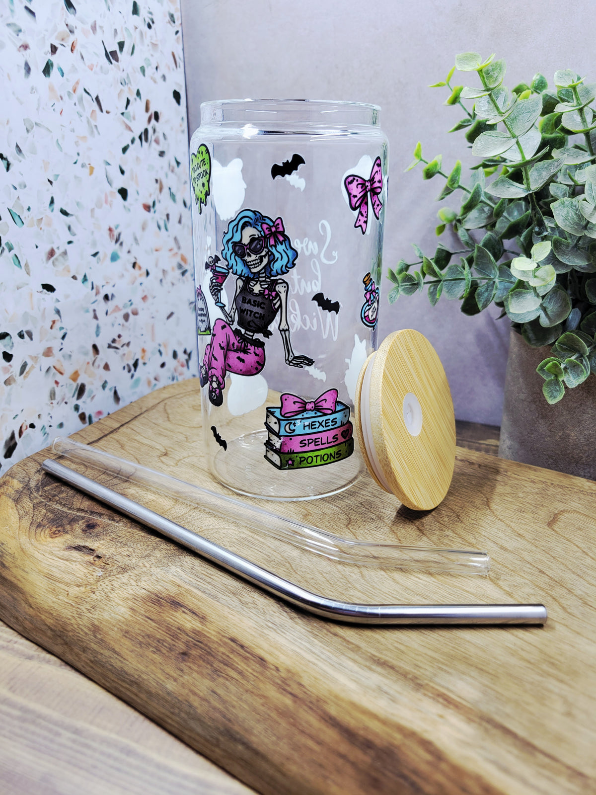 Sweet but Wicked Glass Tumbler