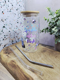 Sparkle in the Dark Glass Tumbler