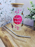 Dumpster Darling Jimothy Halloween Glass Tumbler