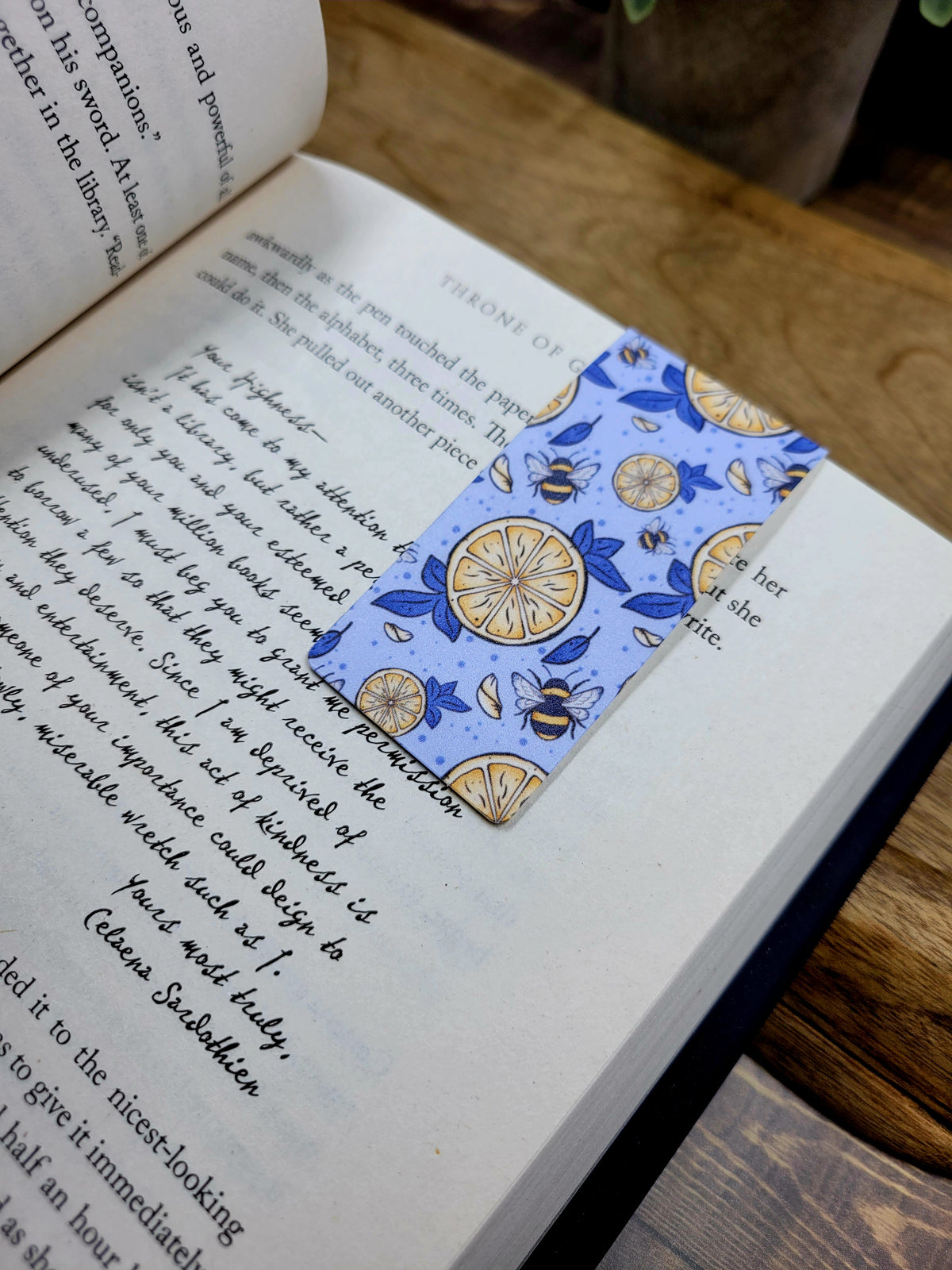 Honeybee Lemonade Magnetic Bookmark
